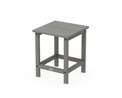 POLYWOOD Studio Square Side Table in Slate Grey