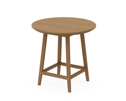 POLYWOOD Studio 30" Round Bistro Table in Natural