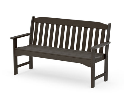 POLYWOOD Country Living 60" Garden Bench in Vintage Coffee