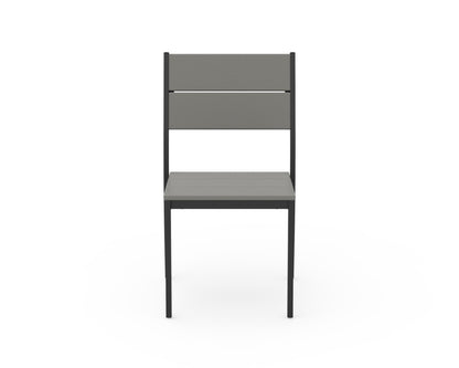 POLYWOOD Main Street Stacking Dining Side Chair angle view