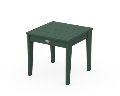 POLYWOOD Newport 18" Side Table in Green
