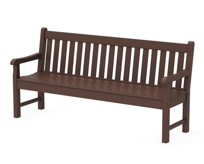 POLYWOOD Rockford 72" Bench in Mahogany