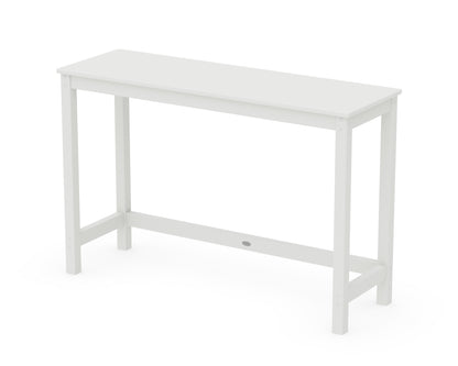 POLYWOOD Studio Balcony Counter Table in White
