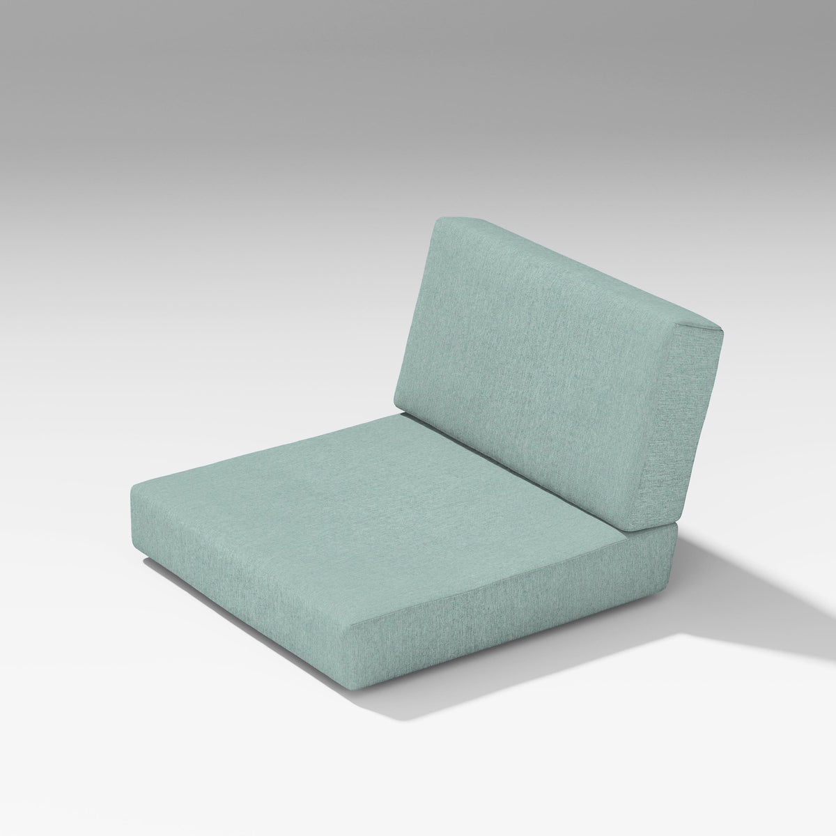 POLYWOOD PW Designer Series Latitude Modular Seat/Back Cushions in Glacier Spa