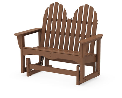 POLYWOOD Classic Adirondack 48" Glider in Teak