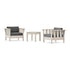 POLYWOOD Acadia 3-Piece Deep Seating Set in Sand