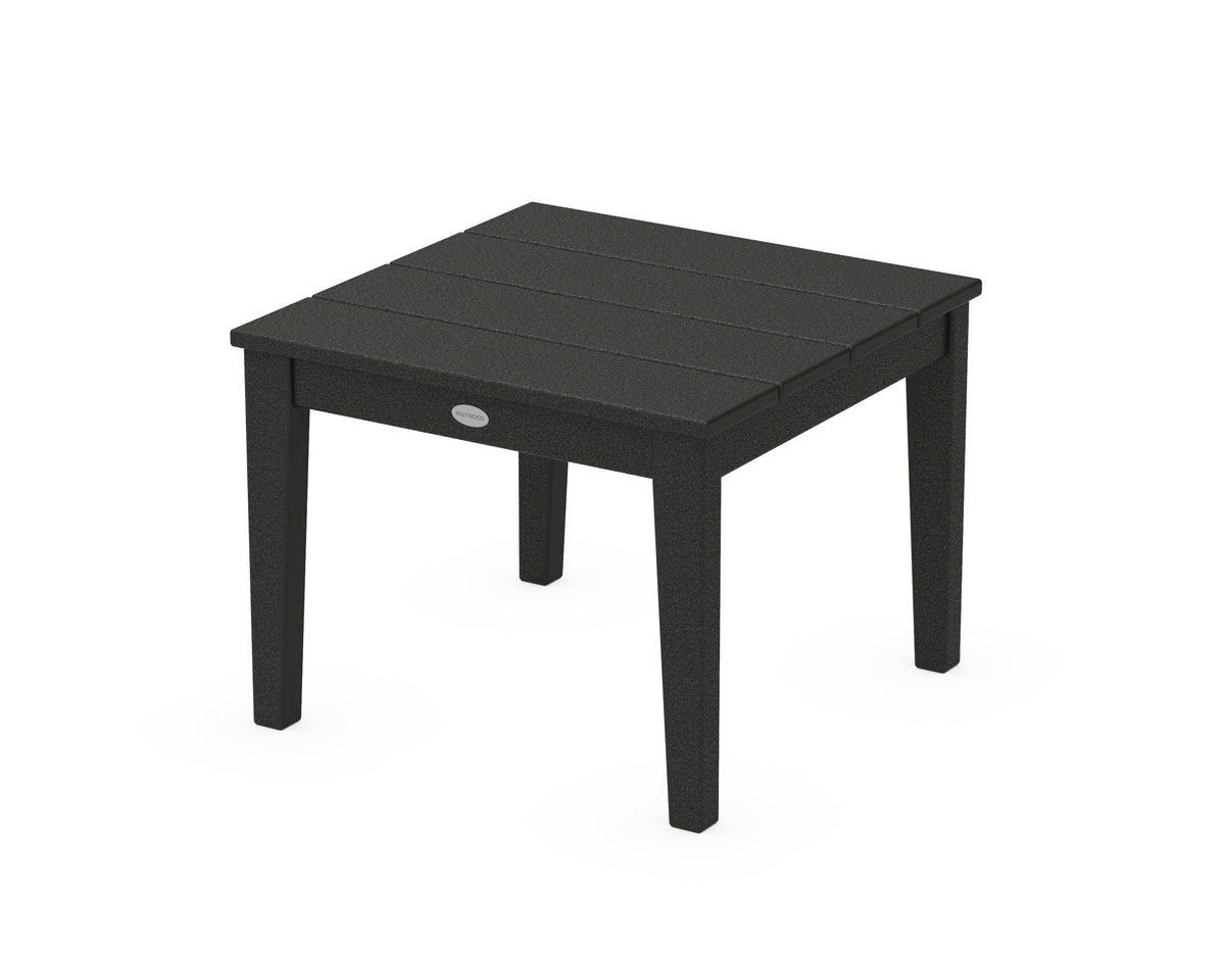 POLYWOOD Newport 22" End Table in Black