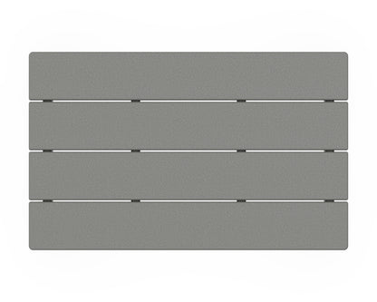 Second alternate view of the POLYWOOD Lakeside Coffee Table in Slate Grey