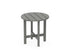 POLYWOOD Round 18" Side Table in Slate Grey