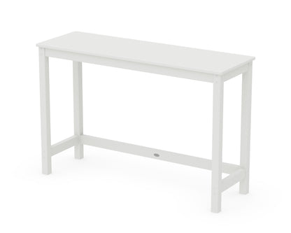 POLYWOOD Studio Balcony Counter Table in Vintage White
