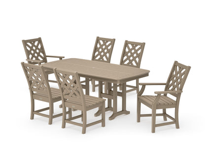 POLYWOOD Wovendale 7-Piece Dining Set in Vintage Sahara
