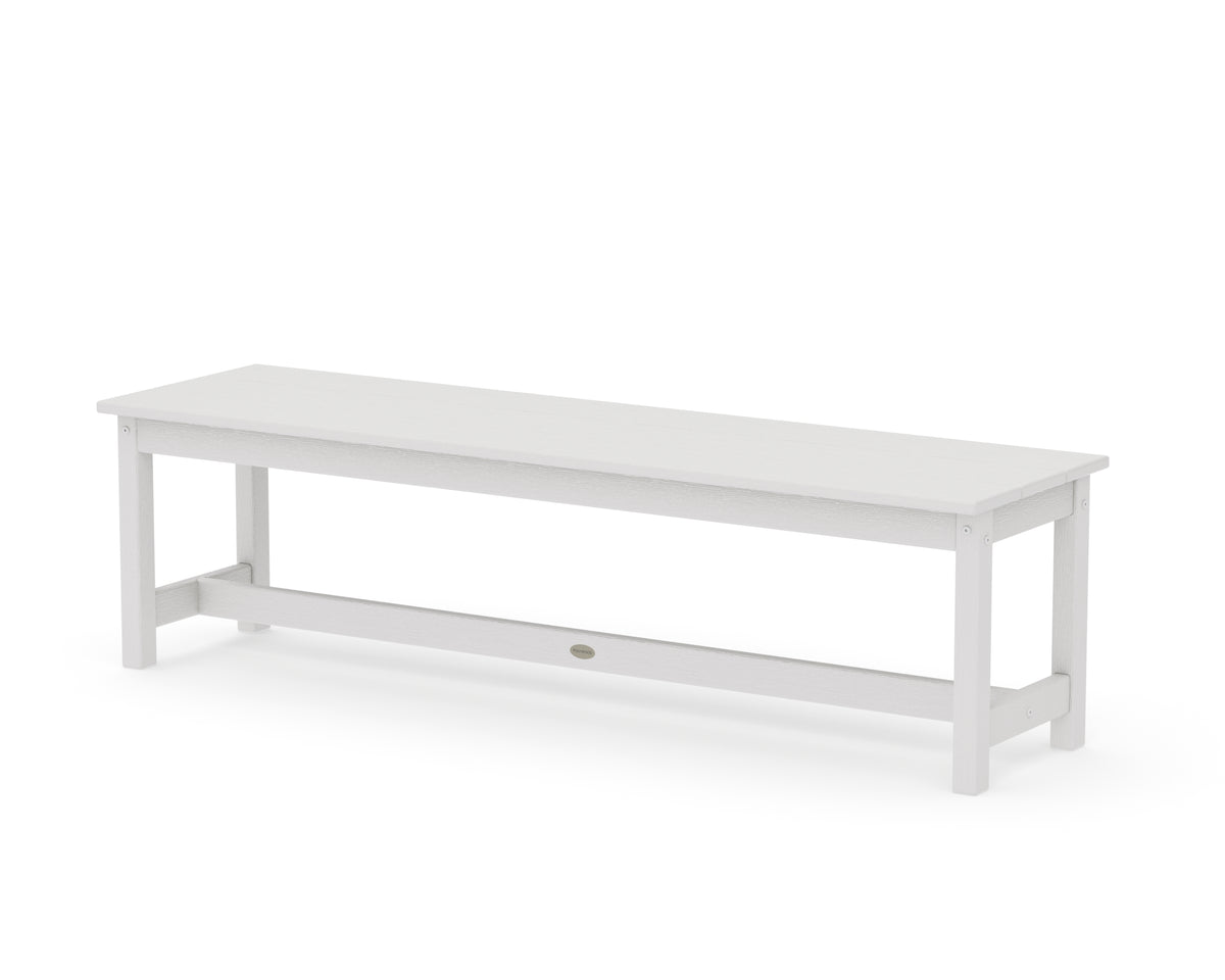 POLYWOOD 60" Planter Bench in Vintage White