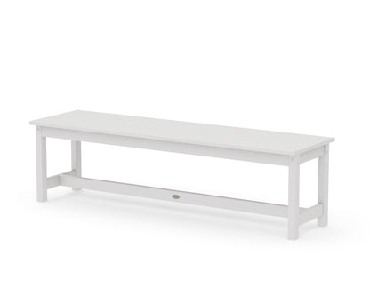POLYWOOD 60" Planter Bench in Vintage White