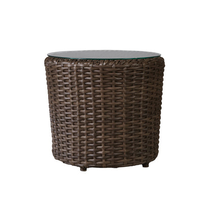 Lloyd Flanders Largo 22" Round End Table, lifestyle photo 1