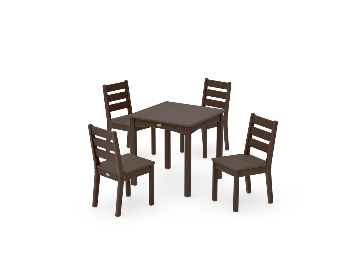 POLYWOOD Lakeside Kids 5-Piece Dining Set in Kona