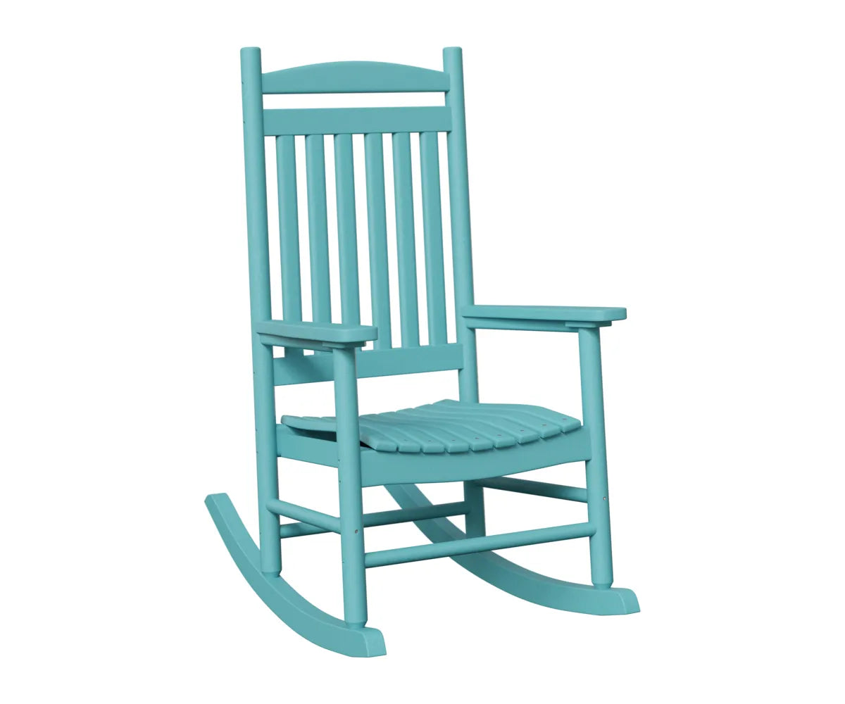 Berlin Gardens Porch Rocker in Aruba Blue
