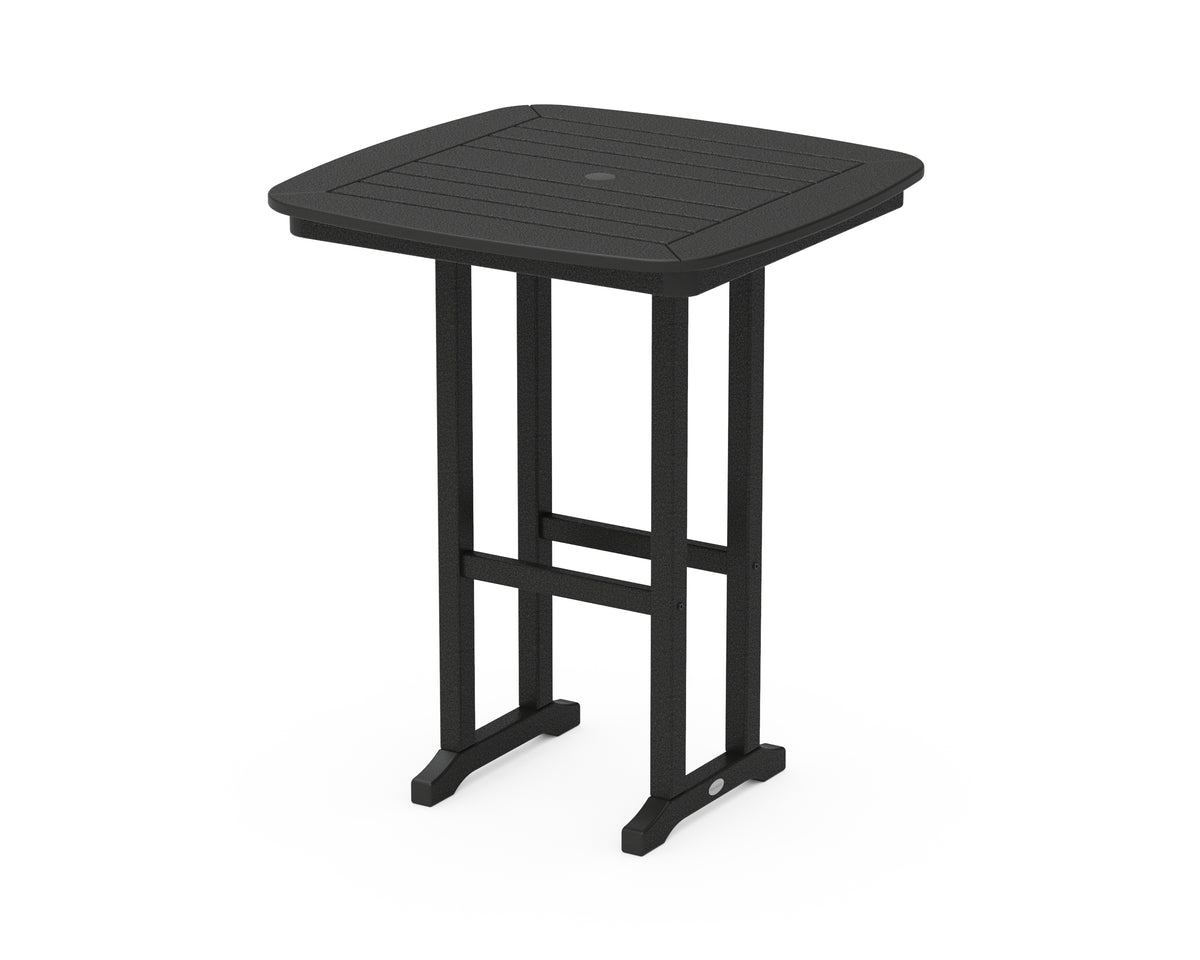 POLYWOOD Nautical 31" Counter Table in Black