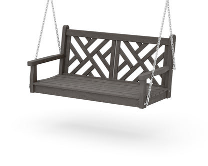 POLYWOOD Chippendale 48" Swing in Driftwood