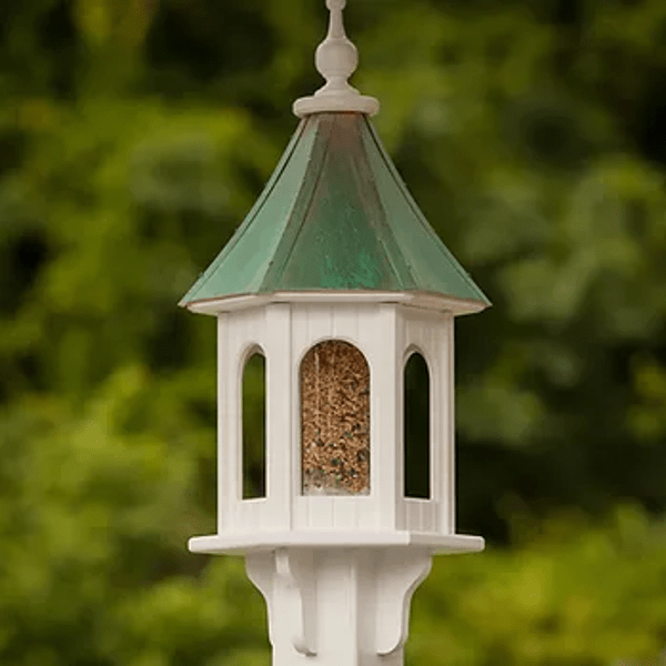 10&quot; Hexagon Bird Feeder - Casual Furniture World