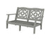 POLYWOOD Chinoiserie Deep Seating Loveseat Frame in Slate Grey