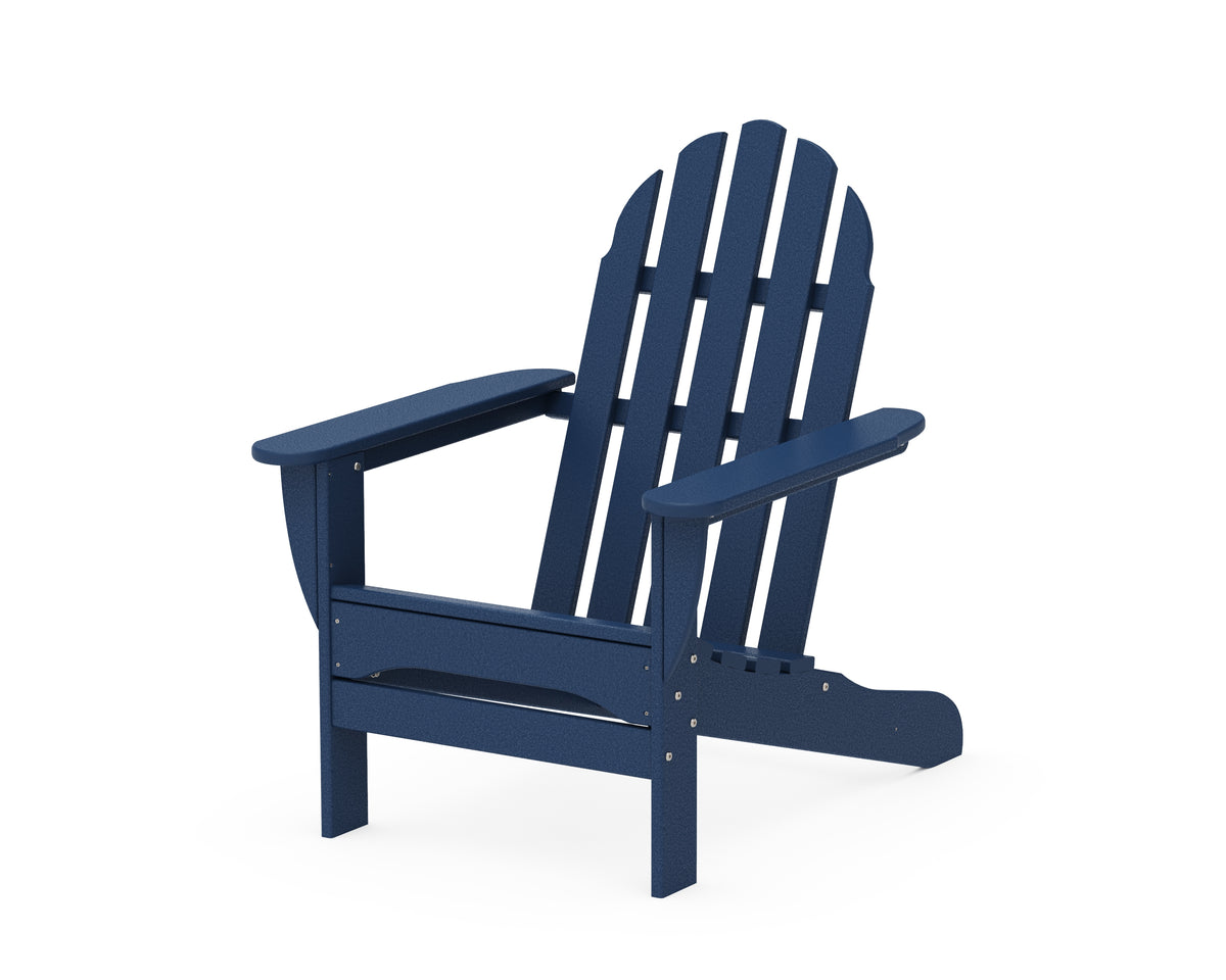 POLYWOOD Classic Adirondack Chair in Navy