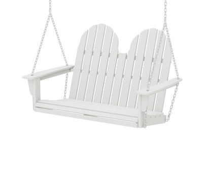 POLYWOOD Vineyard Adirondack 48" Swing in Vintage White