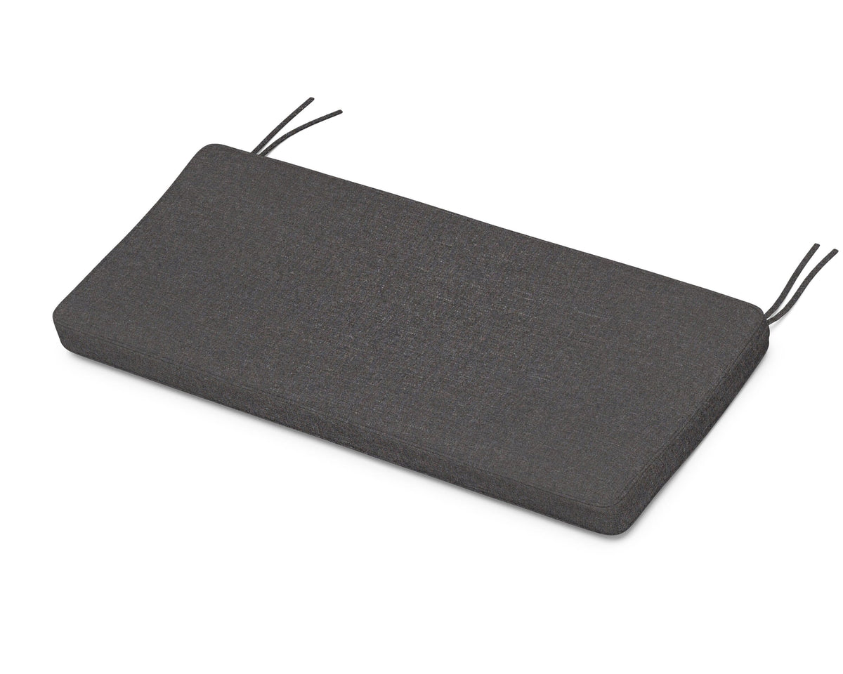 POLYWOOD Chinoiserie 48" Bench Seat Cushion in Ash Charcoal