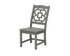 POLYWOOD Chinoiserie Dining Side Chair in Slate Grey
