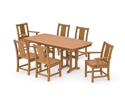 POLYWOOD Prairie 7-Piece Dining Set in Natural