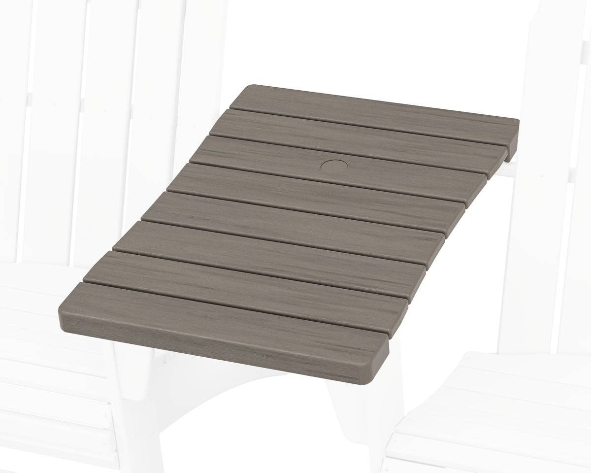 POLYWOOD 600 Series Straight Adirondack Connecting Table in Driftwood