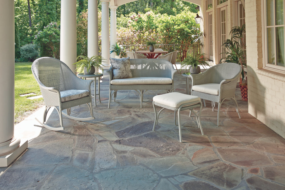 Lloyd Flanders All Seasons Lounge Chair, lifestyle photo 3