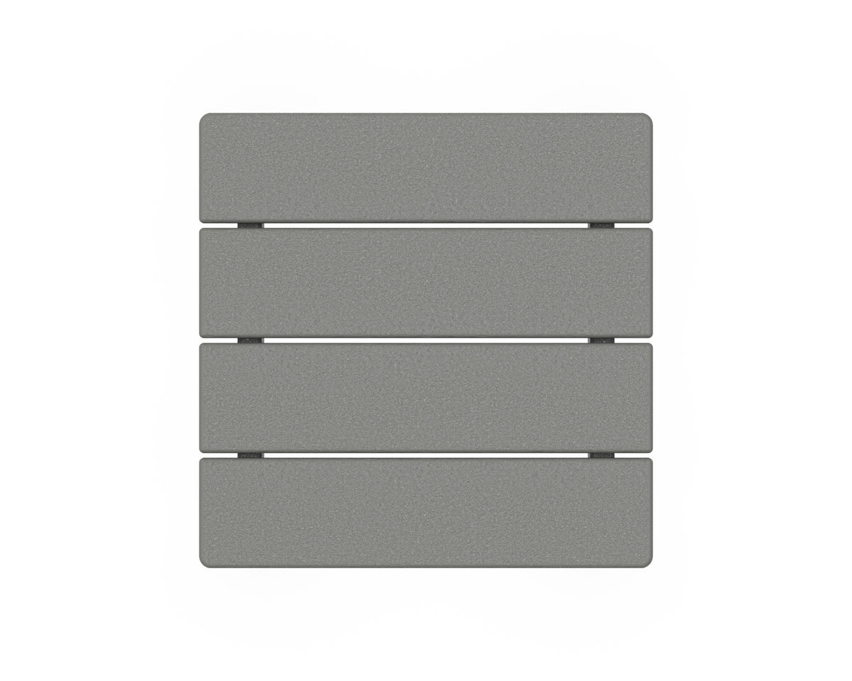 Second alternate view of the POLYWOOD Lakeside End Table in Slate Grey