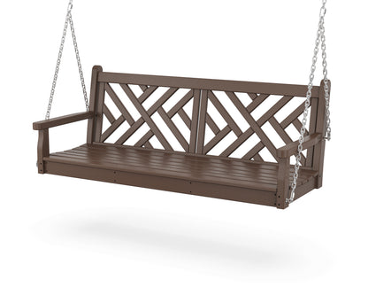 POLYWOOD Chippendale 60" Swing in Mahogany