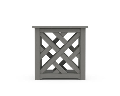 POLYWOOD Chippendale Accent Table angle view