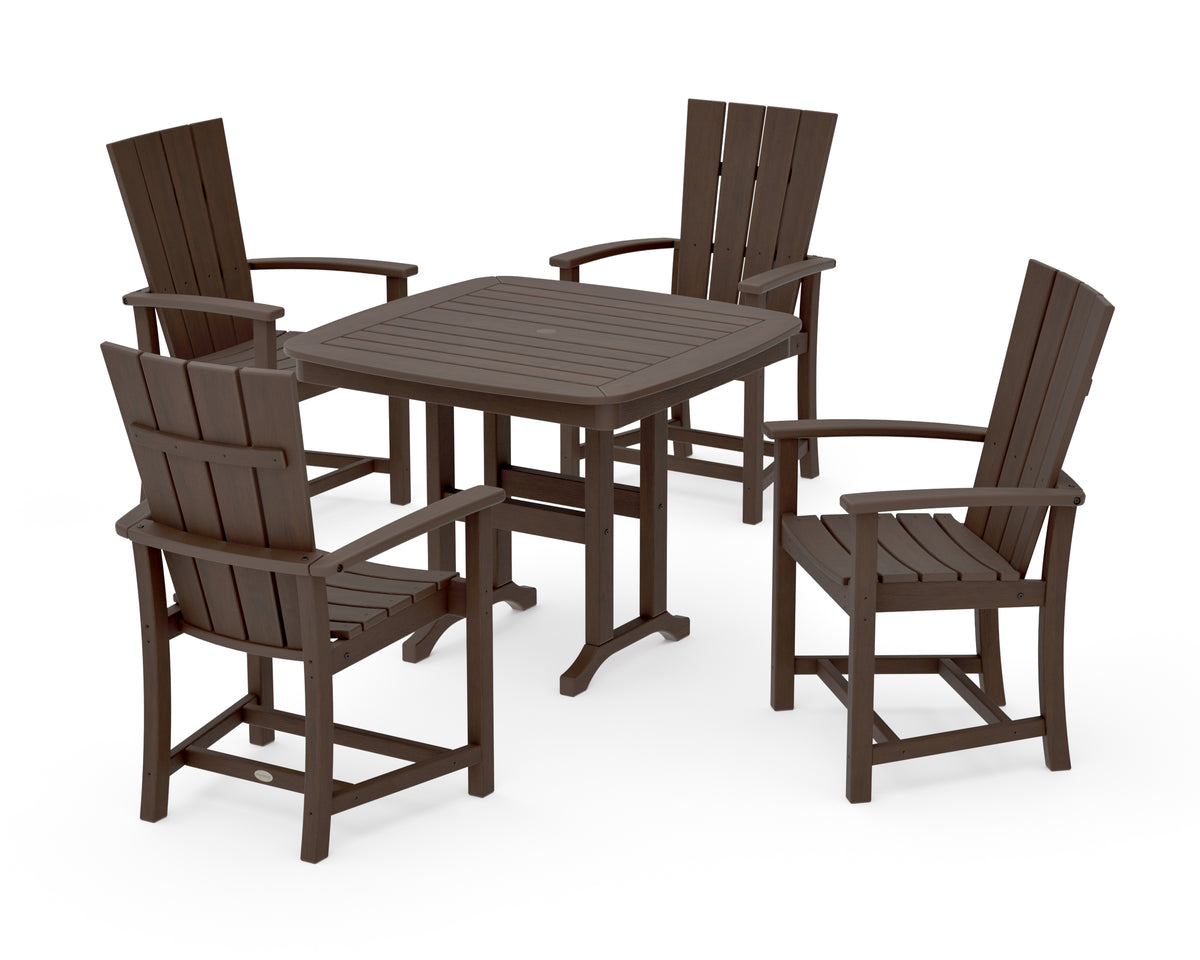 POLYWOOD Quattro 5-Piece Dining Set in Kona