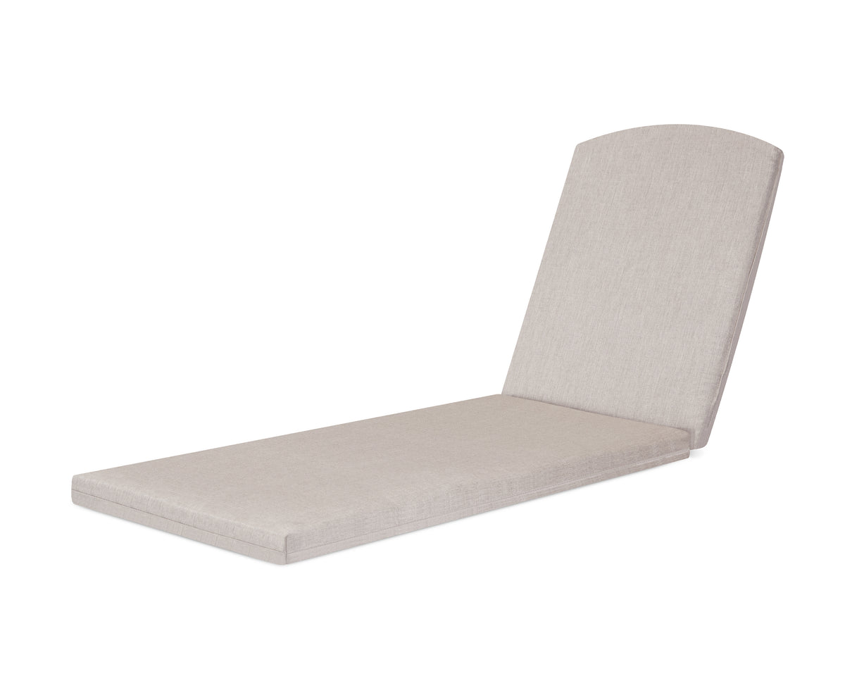 POLYWOOD Chaise Cushion in Cast Ash