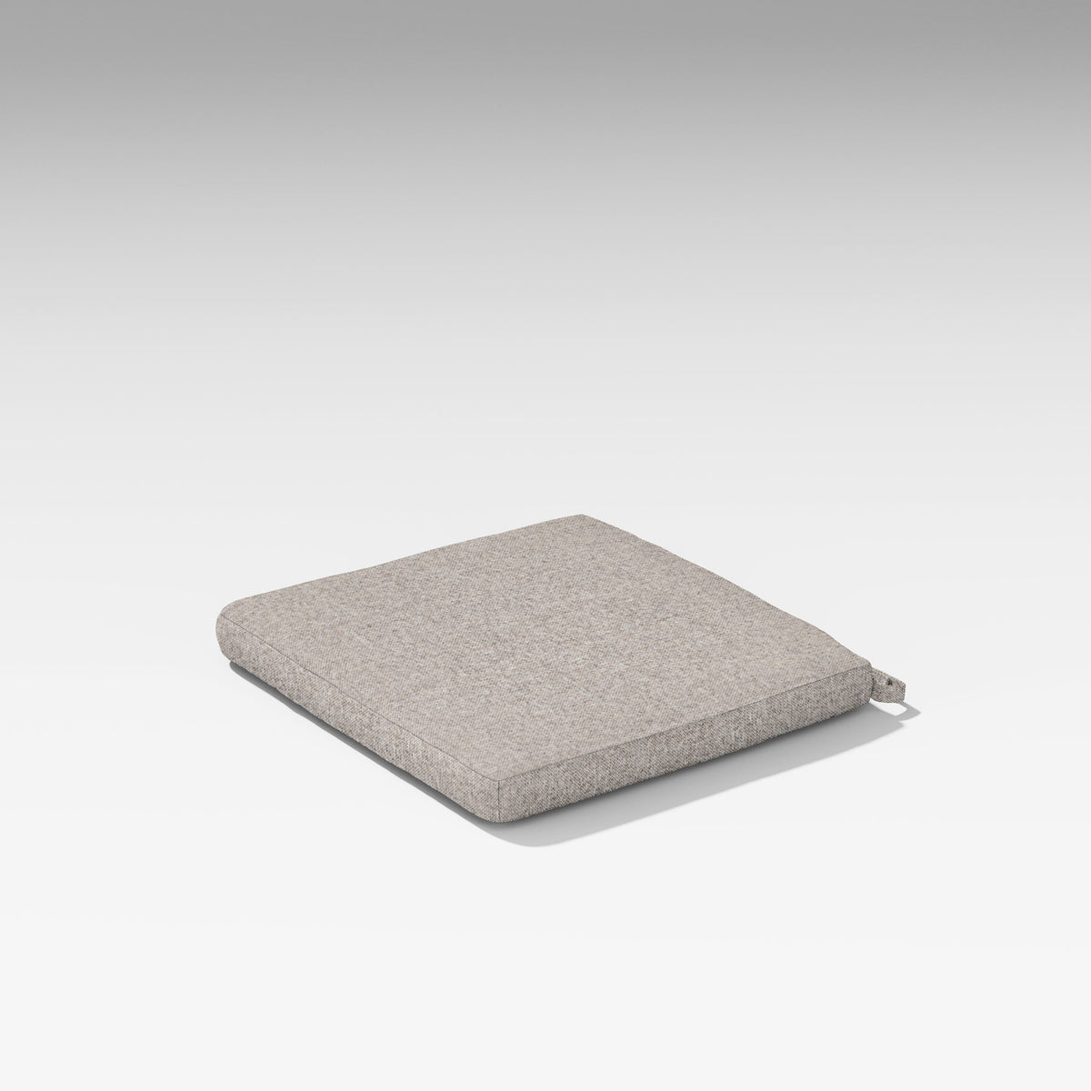 POLYWOOD Elevate Dining Chair Quick-Dry Seat Pad in Weathered Tweed