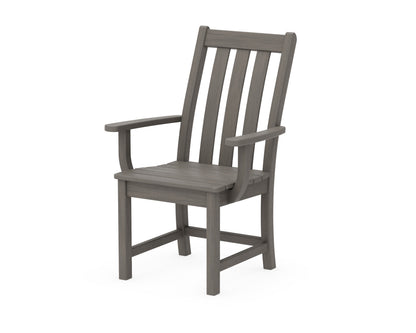 POLYWOOD Vineyard Dining Arm Chair in Driftwood