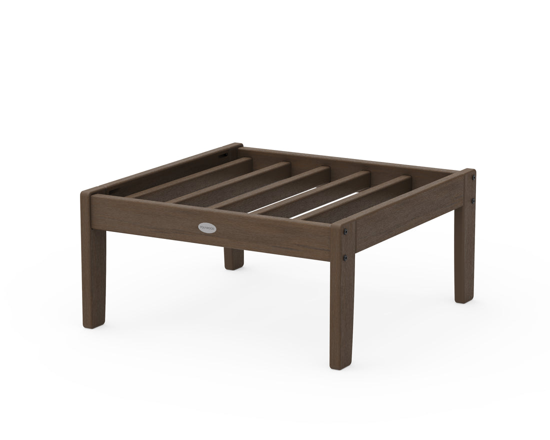 POLYWOOD Braxton Deep Seating Ottoman Frame in Kona