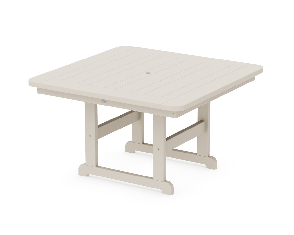 POLYWOOD Park 48" Square Table in Sand
