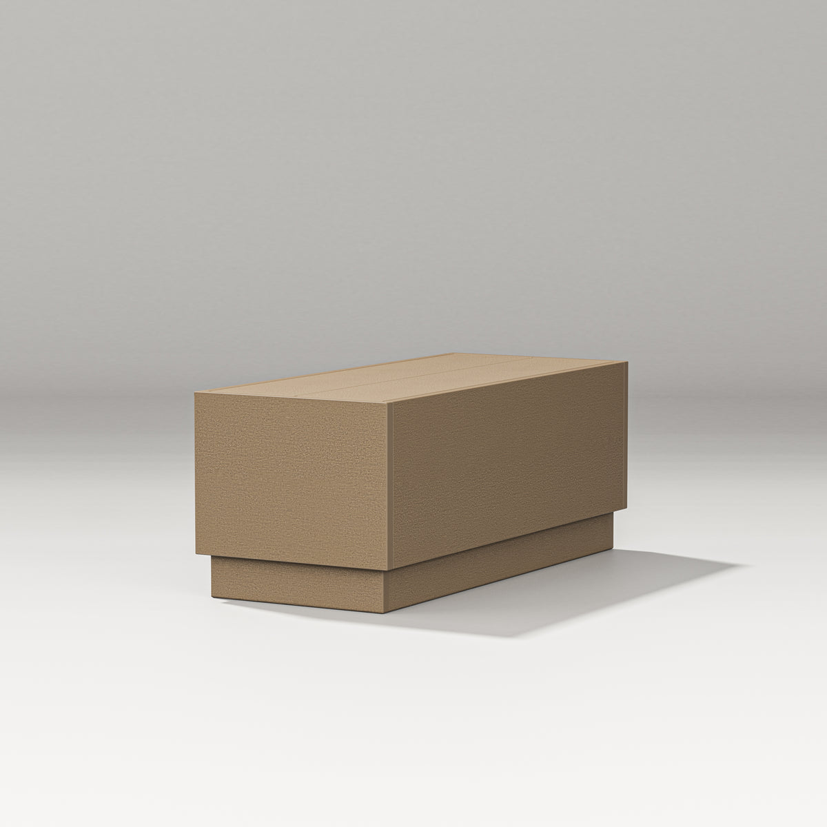 POLYWOOD Elevate Modular End Table in Vintage Sahara