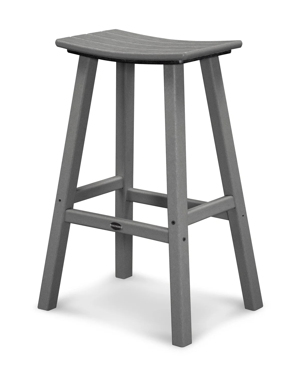 POLYWOOD Traditional 30" Saddle Bar Stool