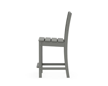 POLYWOOD Lakeside Counter Side Chair angle view