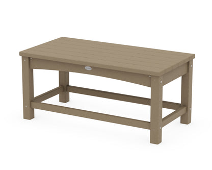 POLYWOOD Club Coffee Table in Vintage Sahara