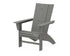 POLYWOOD Modern Curveback Adirondack Chair in Slate Grey
