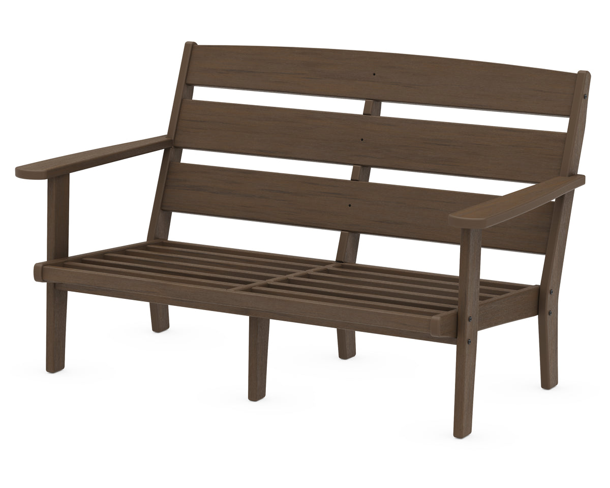 POLYWOOD Lakeside Deep Seating Loveseat Frame in Kona