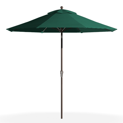 Frankford Umbrellas Patio Umbrella Bronze / Forest Green Monterey 9&