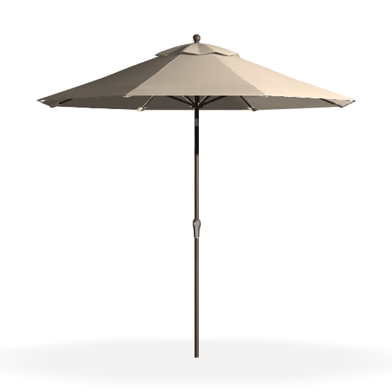 Frankford Umbrellas Patio Umbrella Bronze / Linen Monterey 9&