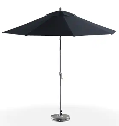 Frankford Umbrellas Patio Umbrella Silver / Navy Monterey 9&