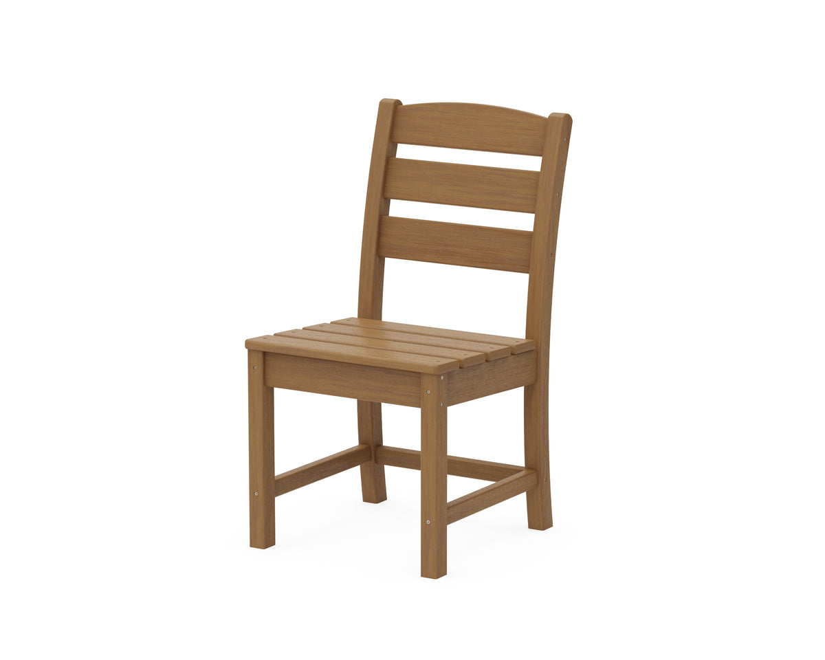 POLYWOOD Lakeside Dining Side Chair in Natural